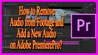 How to Remove Audio from Footage and Add a New Audio on Adobe PremierePro?