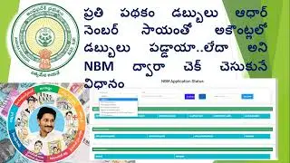 Payment Status Check || NBM Payment Details AP Every Scheme Payment Details