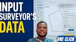 Input Survey Coordinates in ArchiCAD (Beginners)