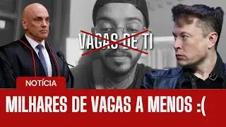 Twitter vai sair do Brasil e como isso afeta as vagas de TI | ALEXANDRE DE MORAES VS ELON MUSK