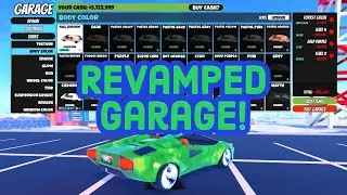 New Garage UI Revamp Revealed! | Roblox Jailbreak Season 8 Update News