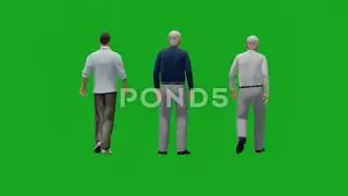 download 3d human model 3D Business Man Walk Green Screen People Chroma Key Background
