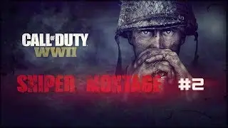 Call Of Duty WW2 Sniper Montage #2 !! -LedZepp30