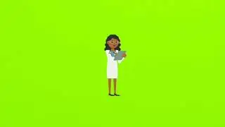A doctor... no copy right... green screen video