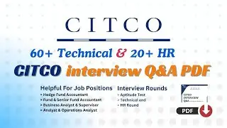 80+ Most Repeated CITCO Interview Questions and Answers PDF [Download PDF Now]