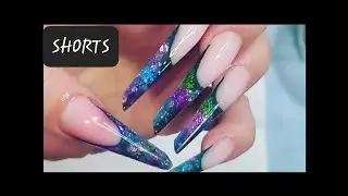 Russian stilleto Almond shaped polygel nails / using only dual forms