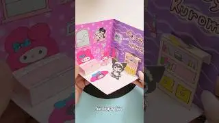 Diy Sanrio kuromi melody dollhouse #shots #shorts #youtubeshorts #trending #sanrio #dollhouse #diy