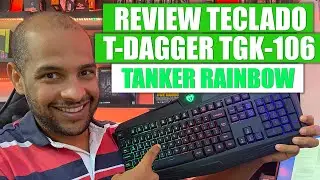 Teclado Gamer Barato TDAGGER Tanker Rainbow - TGK 106