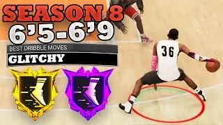 SEASON 8 BEST DRIBBLE MOVES NBA 2K23 Next Gen For 6'5 To 6'9 Builds! ISO Big NBA 2K23 Animation!