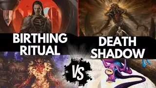 Death Shadow vs Golgari Birthing Ritual | Modern Paper Gameplay