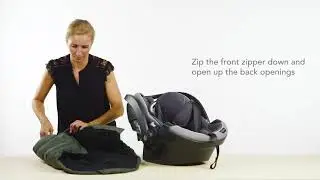 Voksi® Move - the perfect stroller bag for car seats and stroller