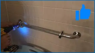 COMO INSTALAR FACILMENTE UNA BARRA DE SEGURIDAD O DE APOYO PARA UNA DUCHA.