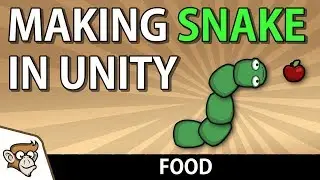Making Snake in Unity: Food (Unity Tutorial for Beginners)