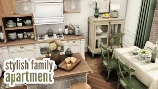 stylish family apartment \\ The Sims 4 speed build