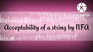 Acceptability of a string by NFA