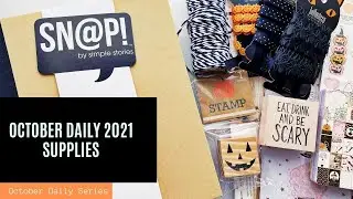 October Daily 2021 Supplies