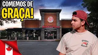 FIZEMOS UMA FESTA NO BOSTON PIZZA COM TUDO DE GRAÇA!!!🇨🇦