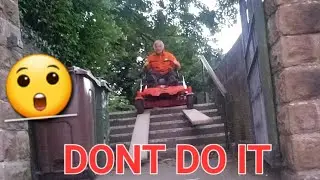 SIX STEP OBSTRUCTION for the ride on mower !!