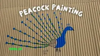 Peacock Painting, Peacock Minute, peafowl.com