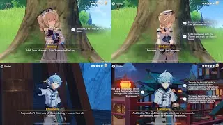 GENSHIN IMPACT Hangout Events: Series I - I wanted to hangout with Barbara and Chongyun