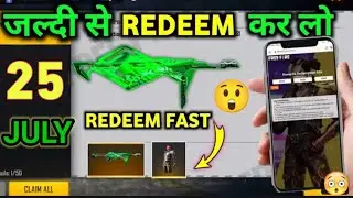 25 JULY | LATEST 2021 REDEEM CODE | FF TODAY CODE | GARENA FF |