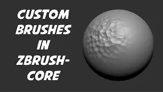 Custom Brushes In ZbrushCore