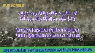 Sholawat Badar mari bersholawat