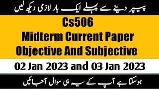 cs506 midterm current paper 2023 | | cs506 Midterm current paper |