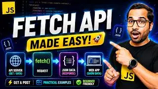 fetch API in JavaScript | Asynchronous JavaScript | Advance JavaScript Tutorial (Hindi)