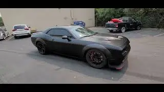 Challenger wrapped in Satin Black
