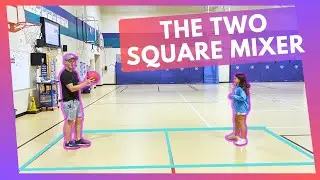 2 Square Mixer | A Fun Instant Activity for a Four Square Lesson in PE Class |