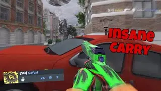 Critical Ops but I CARRY MY TEAM and HIT CRAZY ONE TAPS