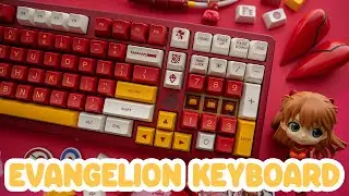 EVANGELION Unit-02 Keyboard // KBDfans Odin + Berserk Keycaps