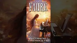 Faurè Nocturne No.1 in B Minor Op.33 No.1 #classicalmusic #readingstudy #piano #relax #music