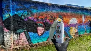 Graffiti Paradise Hot Colors
