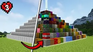 I Built a Beacon Using Every Full Block in Minecraft Hardcore