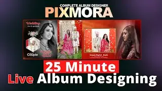 25-minute challenge, Pixmora Album design Live Prove Its Superfast album design software 2024 |