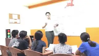 Alper Dama Teaching English to High School Students in the Philippines