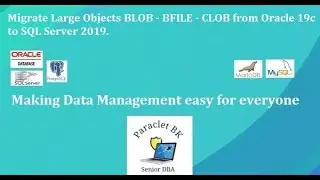 Migrate Large Objects BLOB - BFILE - CLOB from Oracle 19c to SQL Server 2019.