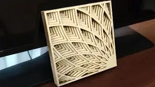 Scroll saw fretwork ornament 