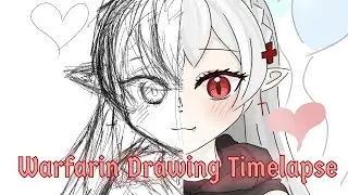 Warfarin Birthday Drawing Timelapse 2024