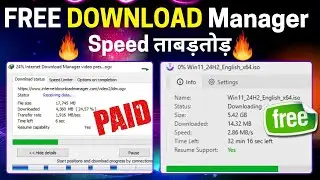 🚀Best FREE Download Manager for Windows (2025) ⚡ | Top 2 IDM Alternatives You Must Try!