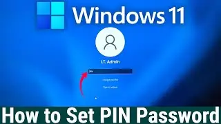 How to Set PIN Password on Windows 11 | Create PIN Password on Windows 11.
