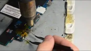 Замена разъема зарядки на acer a3-a10, сборка, разборка