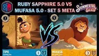 🔵🔴 SAPPHIRE RUBY EXTREMELY WELL POSITIONED FOR SET 5's META - Disney Lorcana Gameplay