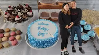 Celebrating BABY SHOWER with my friends  and its raining too!