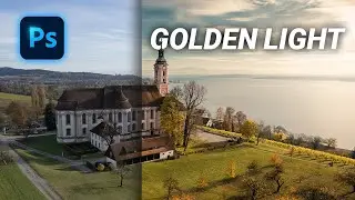 Add beautiful GOLDEN LIGHT with Photoshop (Raw in Description)