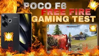 Poco F6 gaming test 💪|| free fire full map GAMPLAY😈#pocof6 #freefire #viralvideo