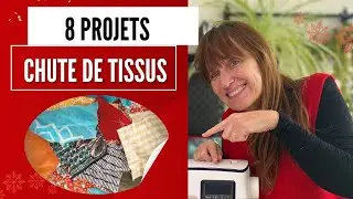 8 créations à coudre en moins d’une heure avec tes chutes de tissu - DIY  Tuto Couture débutant