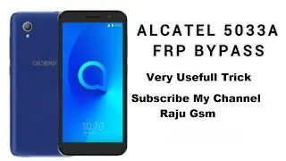 Alcatel 5033d frp Bypass Easy Trick 2020